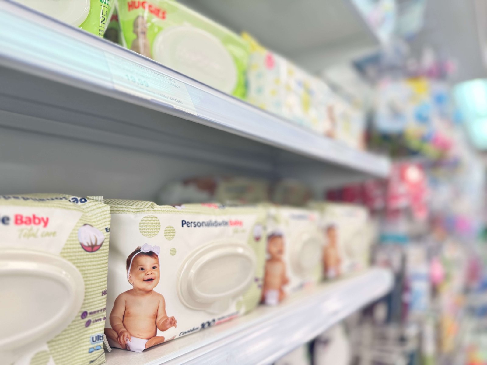 Gôndolas com cosméticos e higiene na Farmácia em Canoas – Popularmed Niterói.